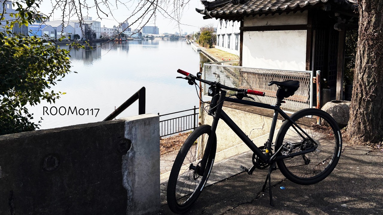 電車を見送るラストシーン #自転車通勤