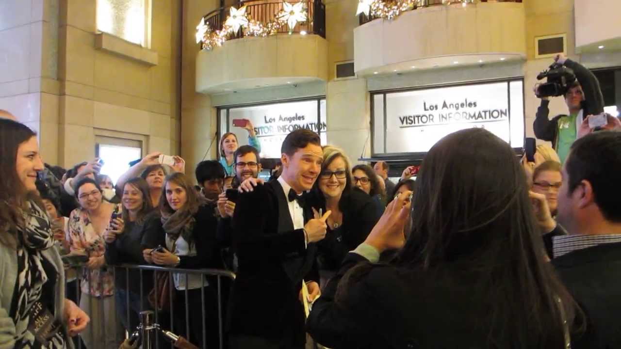 The Hobbit DOS LA Premiere (Benedict Cumberbatch & William Kircher & Martin Freeman)