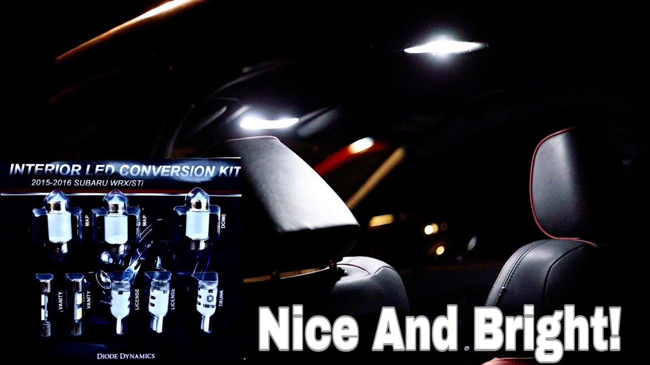 The STI Gets A Light Upgrade! | Diode Dynamics Interior LED's