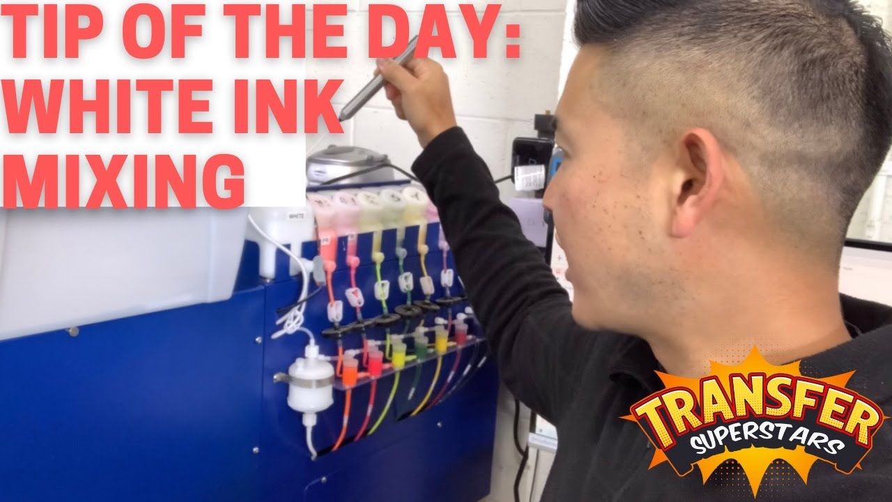 Most Important Tip with your Wide Format DTF Printer - White Ink Mixing