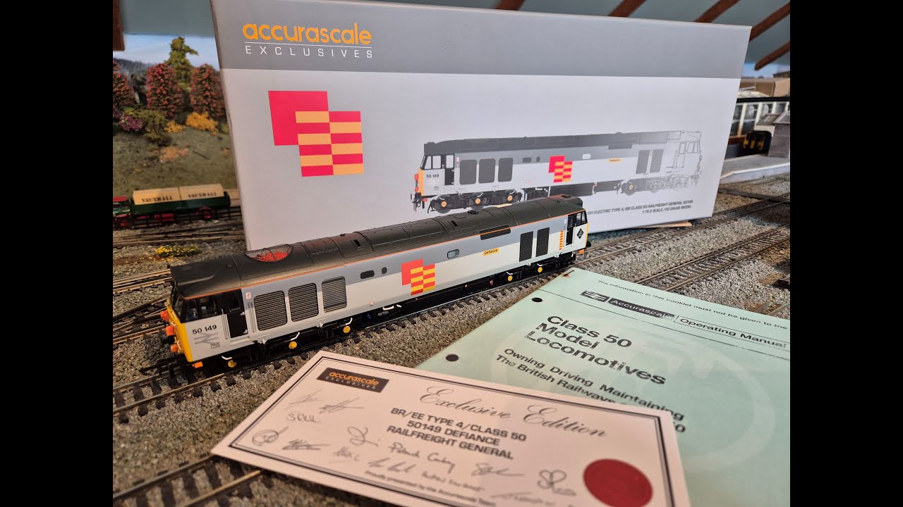 IT'S ARRIVED .. NEW Exclusive Accurascale Class 50 149 Defiance .Shell Removal .. The WRONG way