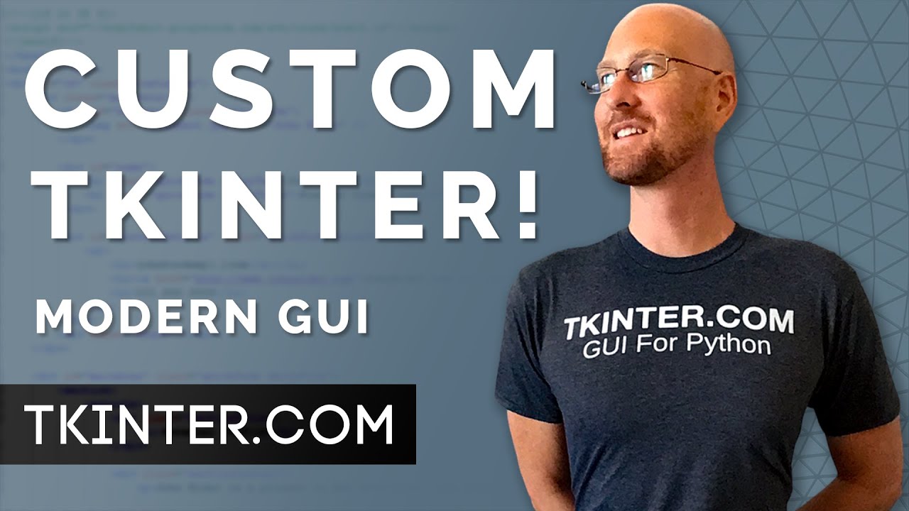 Современный дизайн графического интерфейса с CustomTkinter! - Tkinter CustomTkinter 1