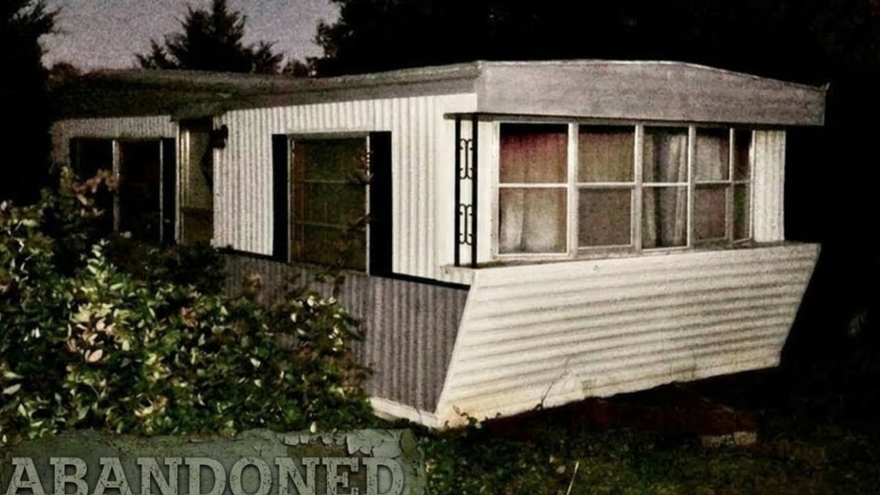ABANDONED DIRTY TRAILER WITH EVERYTHING LEFT BEHIND