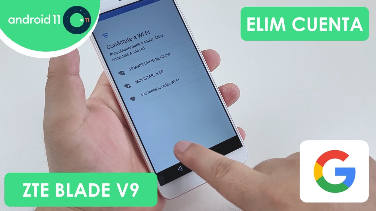 Eliminar Cuenta de Google ZTE Blade V9 Vita