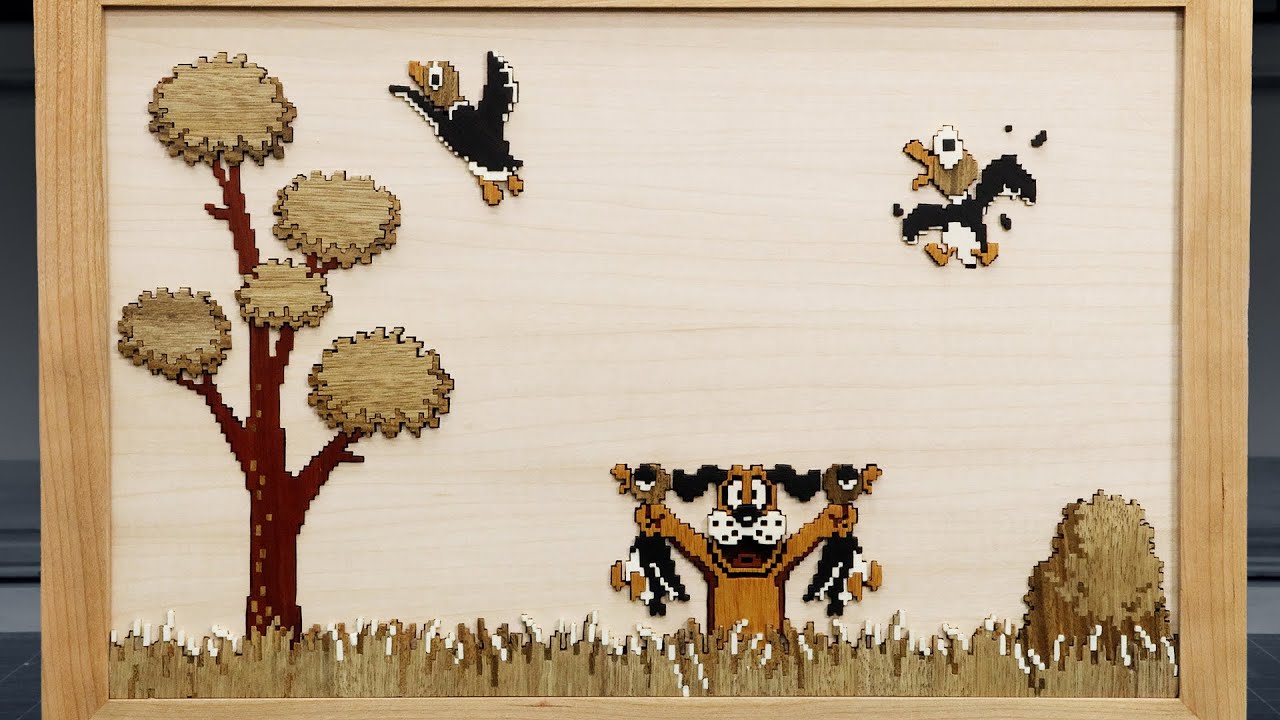 I Made This Classic Game into Wood Art