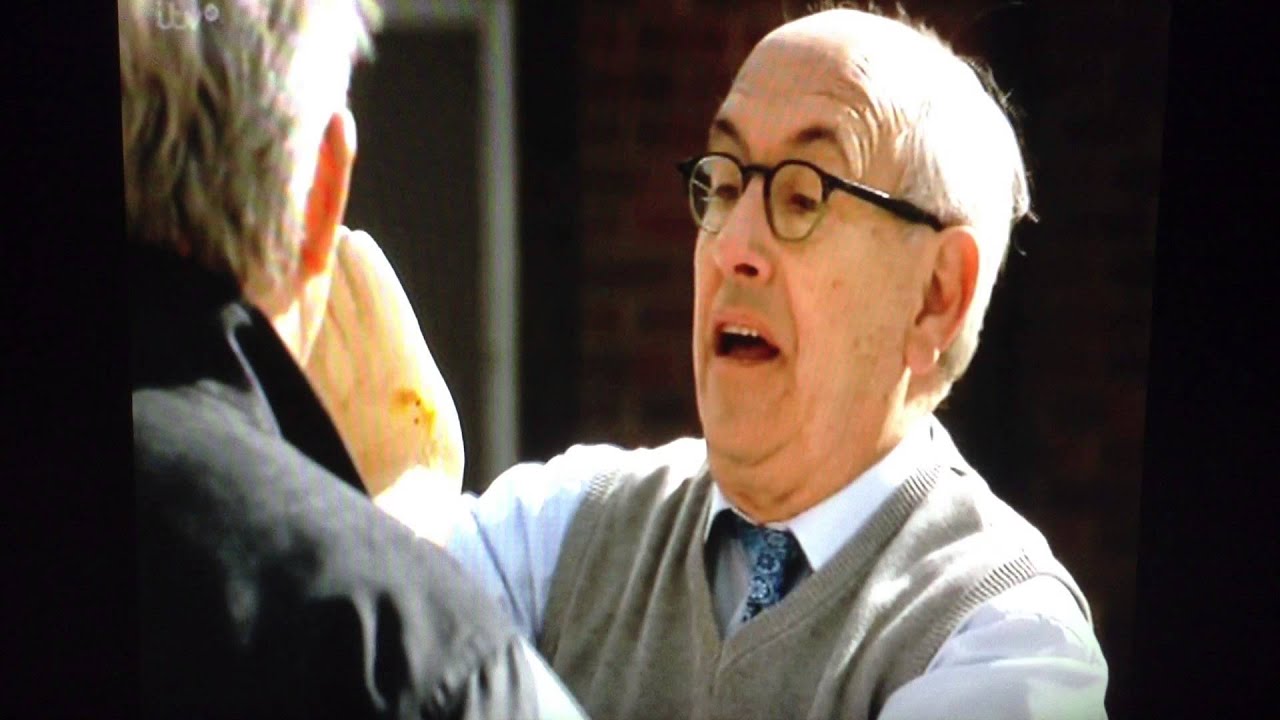 Coronation Street The Paperboy Statue Is Covered In Mess