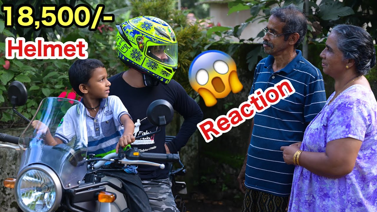 💥18,520/- രൂപയുടെ Helmet ആണന്നു പറഞ്ഞപ്പോ ഉള്ള Reaction കണ്ടോ 😱 | Surprising parents with AGV
