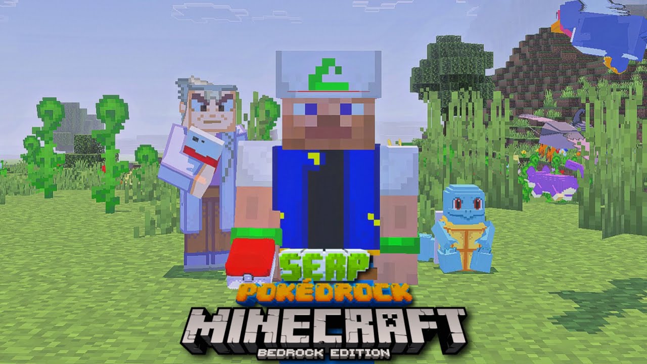 This Minecraft Bedrock POKÉMON Mod Is AMAZING