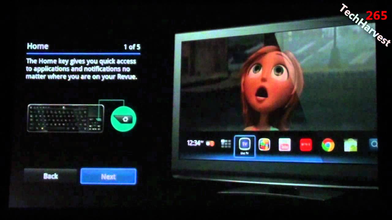 Logitech Revue With Google TV Android 3.1 Honeycomb Update
