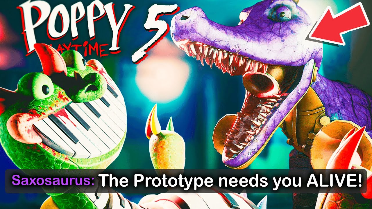 Poppy Playtime Ch 5: Pianosaurs FAKED his DEATH! Saxosaurus SAVED HIM! (Crazy NEW END)