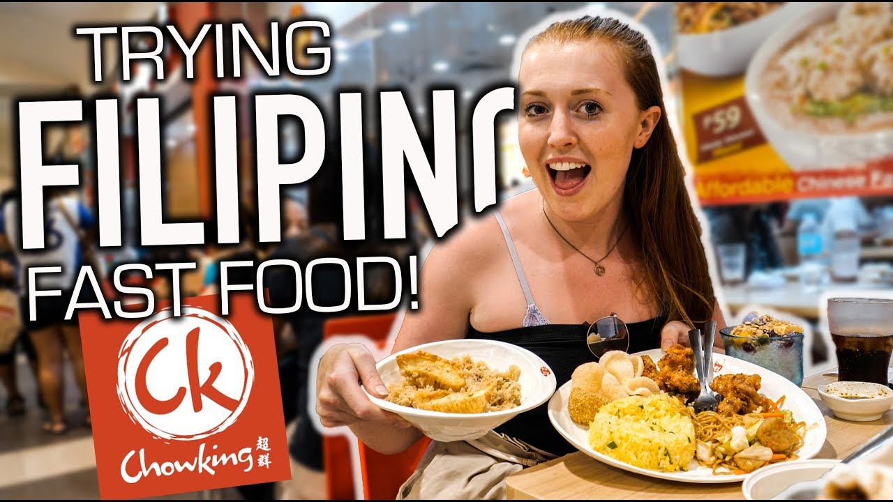 British Couple Try Filipino CHOWKING for the First Time!