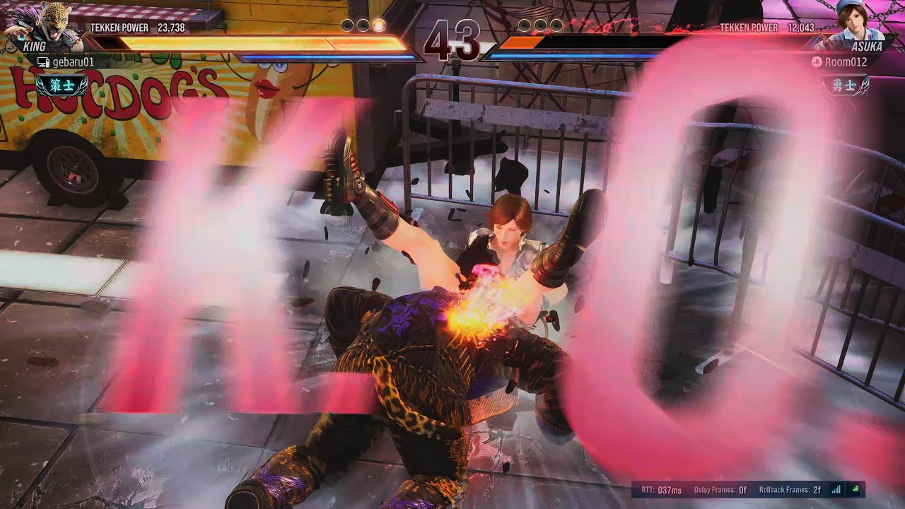 鉄拳8CBTで洗礼を受ける飛鳥 tekken 8 CBT asuka ryona