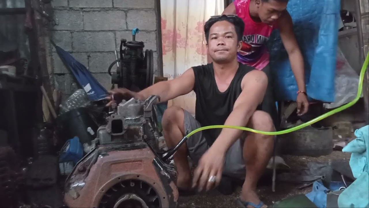 Good morning update Lang SA Natapos Kung trabahu na 12hp yama 