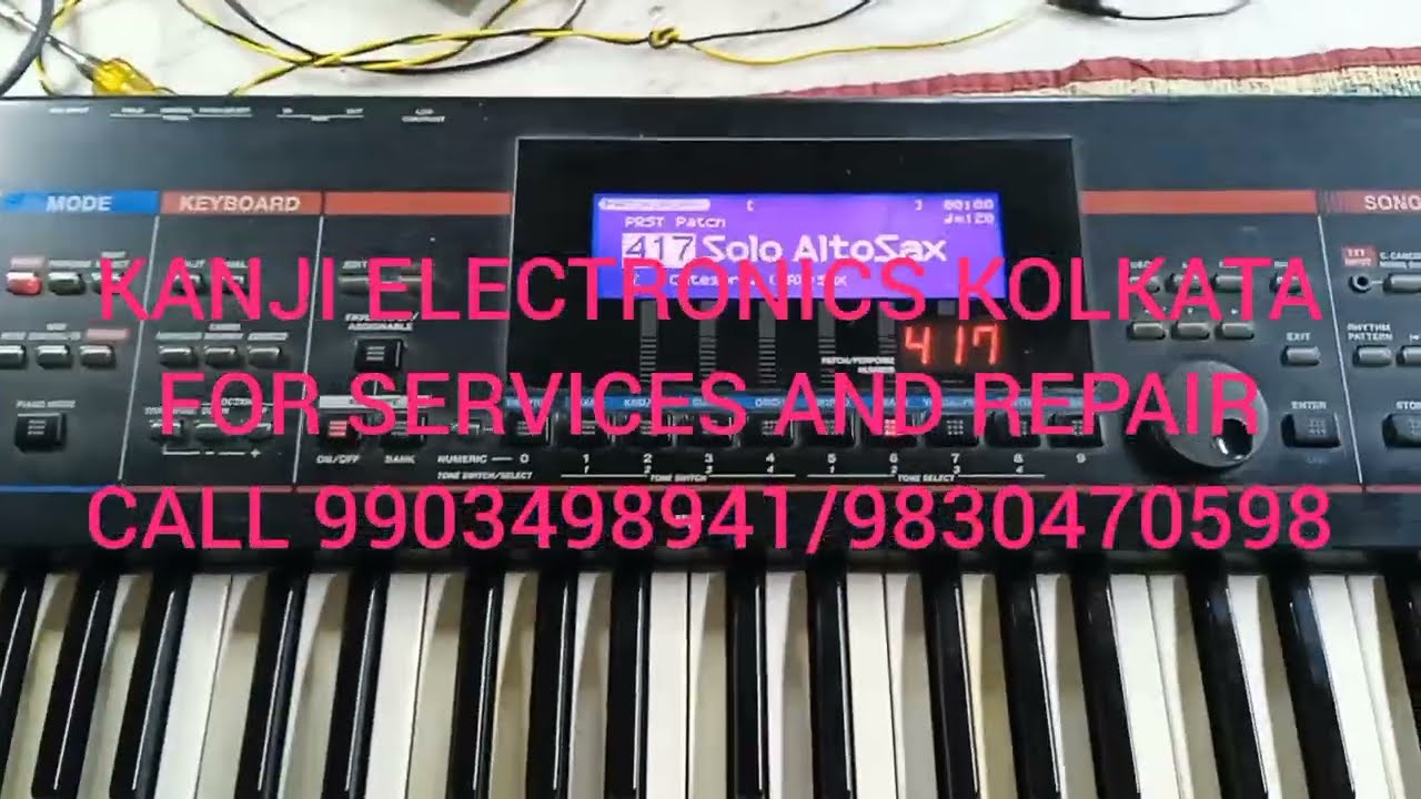 ROLAND JUNO STAGE NO DISPLAY NO SOUND REPAIR
