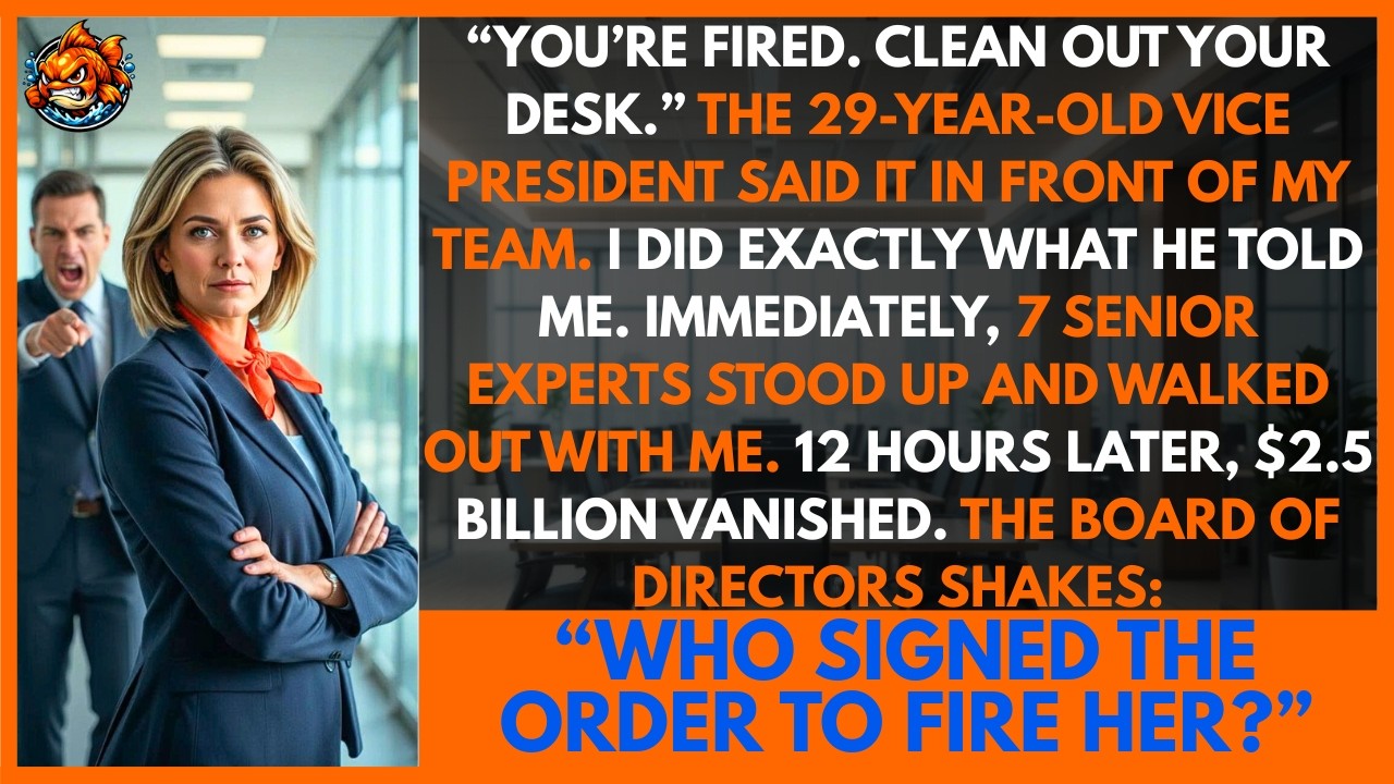 A 29-Year-Old VP Fired Me After 30 Years. My Expert Team Walked Out And $2.5B Vanished