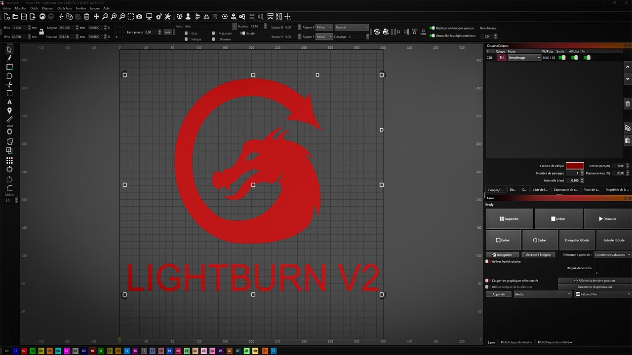 Lightburn V2 - Il arrive
