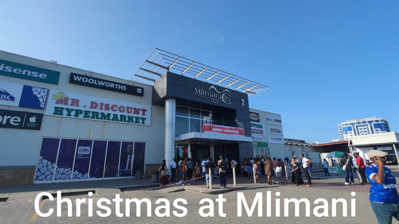 How people celebrate Christmas day at Mlimani city 
