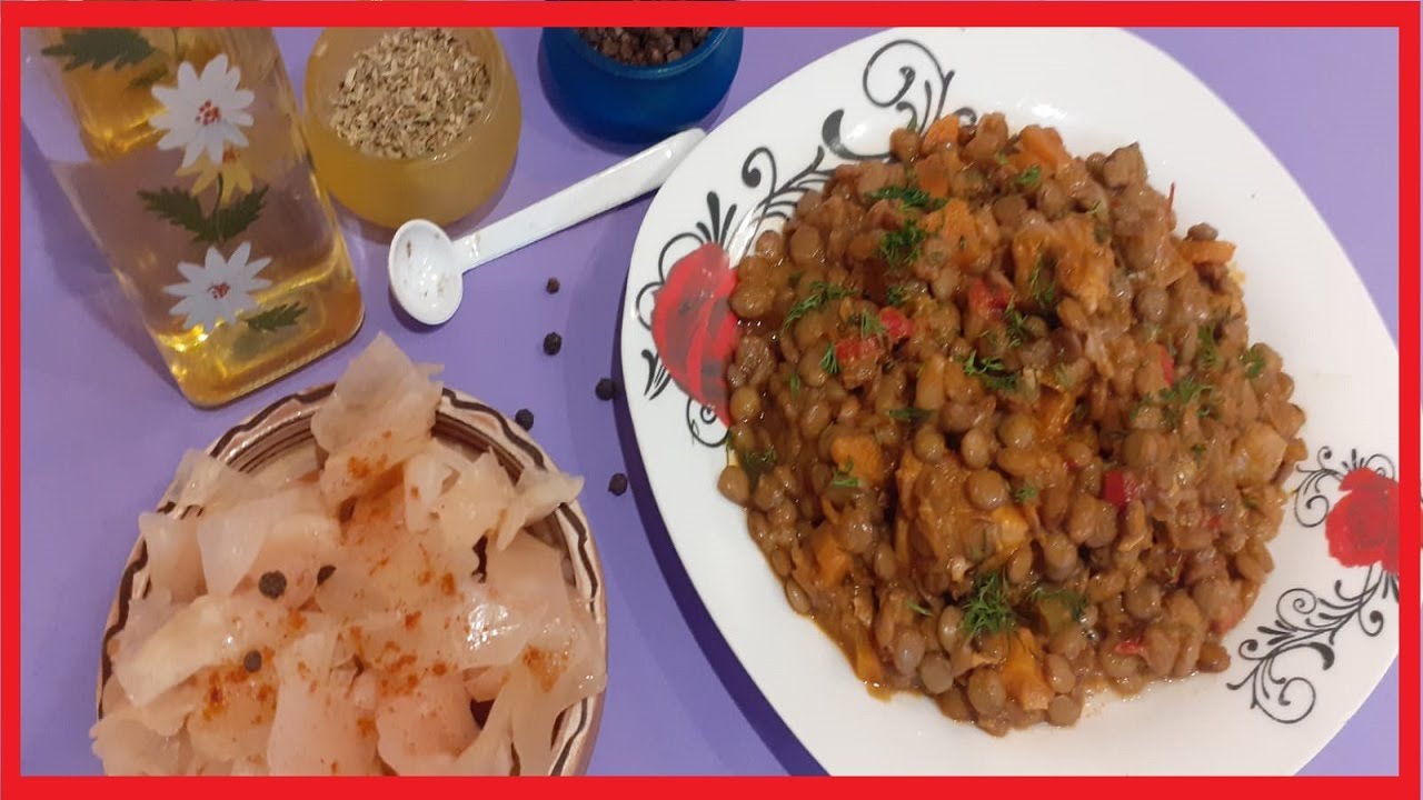 Mancare de Linte Verde cu Carne