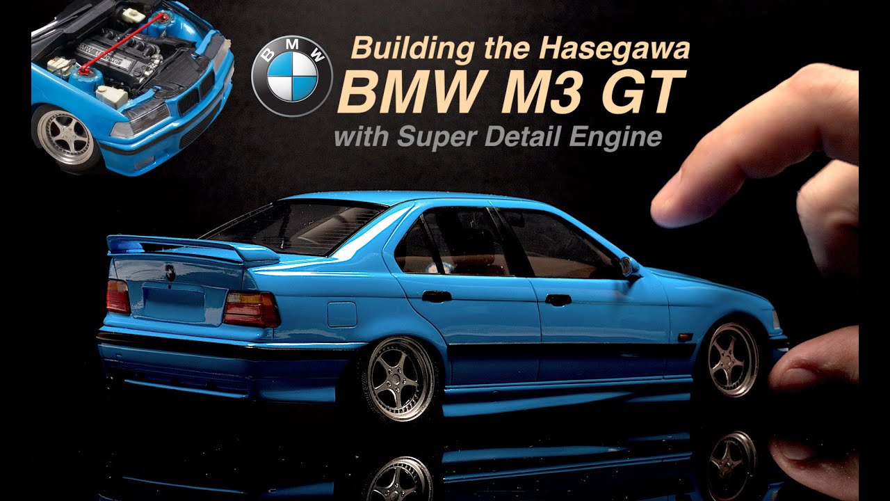 Масштабная модель BMW M3 GT (E36) и сборка супердетализированного двигателя