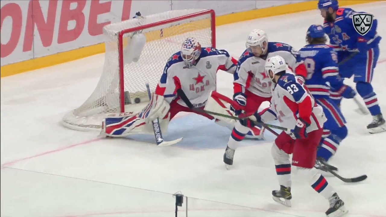Johansson's pad save on Sergeyev