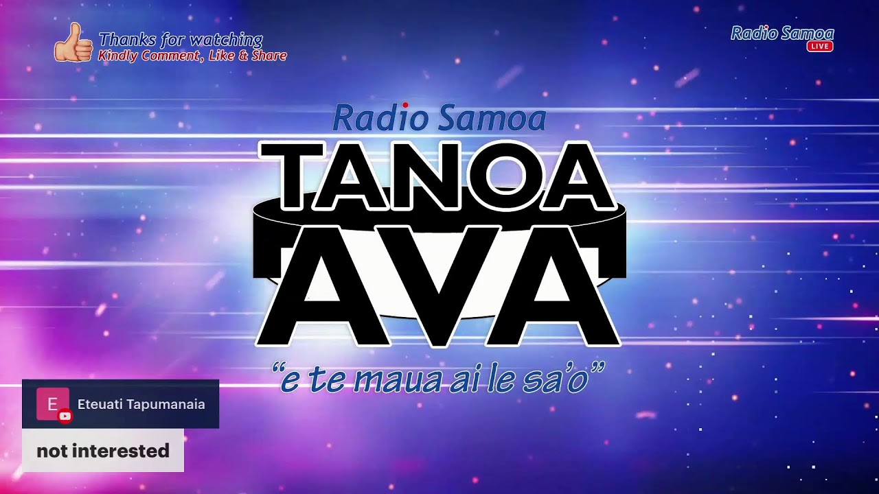 Tanoa Ava Show, 24 FEB 2024 - Radio Samoa