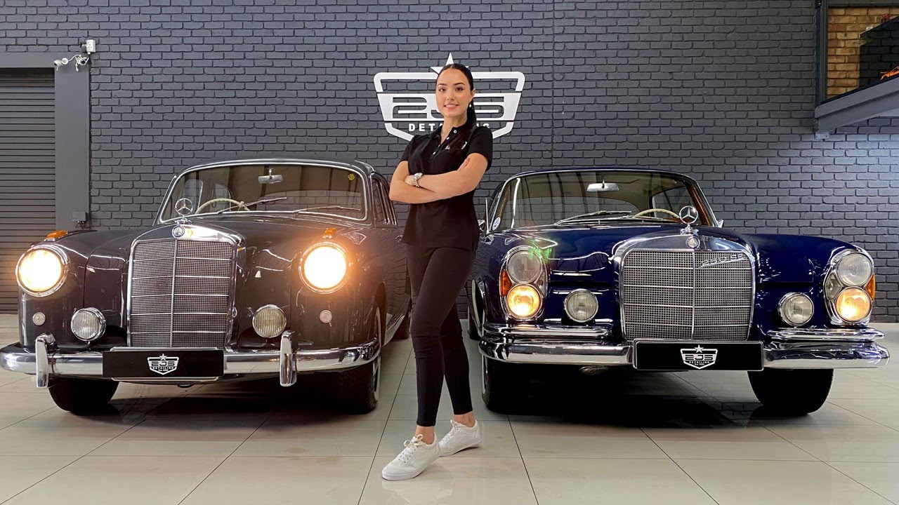 Detailing a classic Mercedes 250SE & Ponton