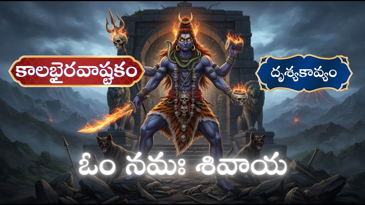 శ్రీ కాలభైరవాష్టకం | Sri Kalabhairava Ashtakam | Telugu Lyrics | ఆదిశంకరాచార్య కృతం