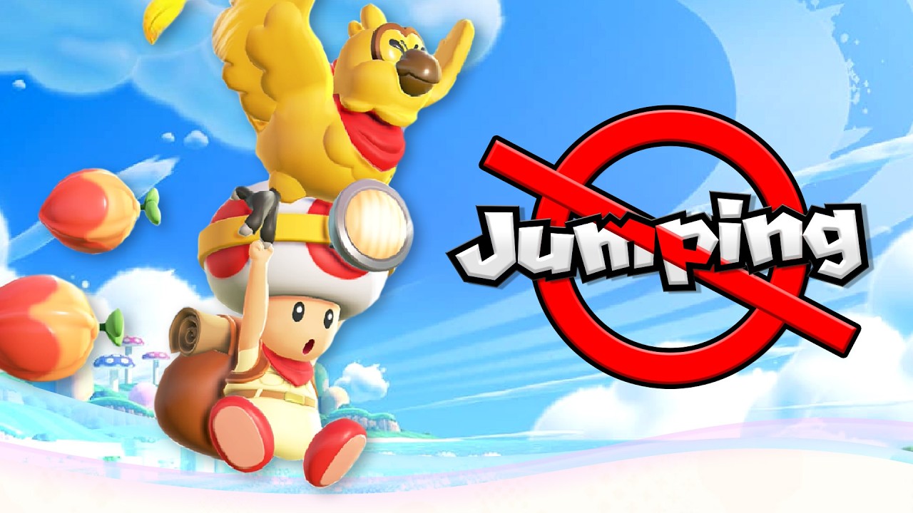 Сможешь ли ты пройти Fly Free, Captain Toad! без прыжков?