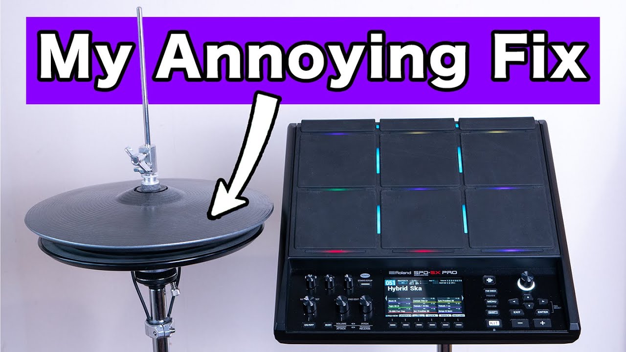 My desperate SPD SX Pro hihat fix