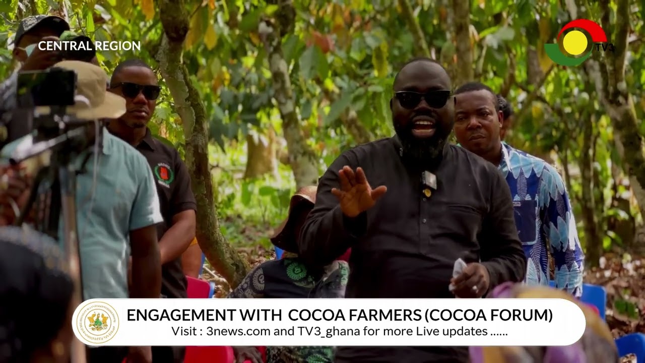 Dr. Peter Otokunor engages cocoa farmers in Central Region at Presidential Cocoa Forum