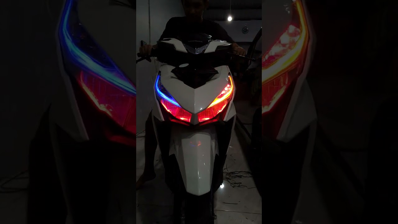lampu alis + demon vario 125