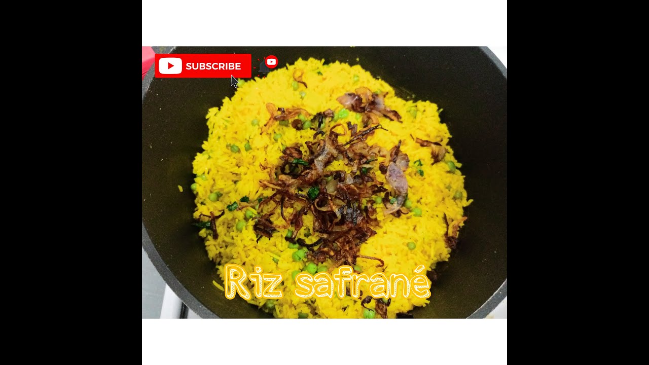 Riz Safraner | Riz Jaune | Facile a préparer