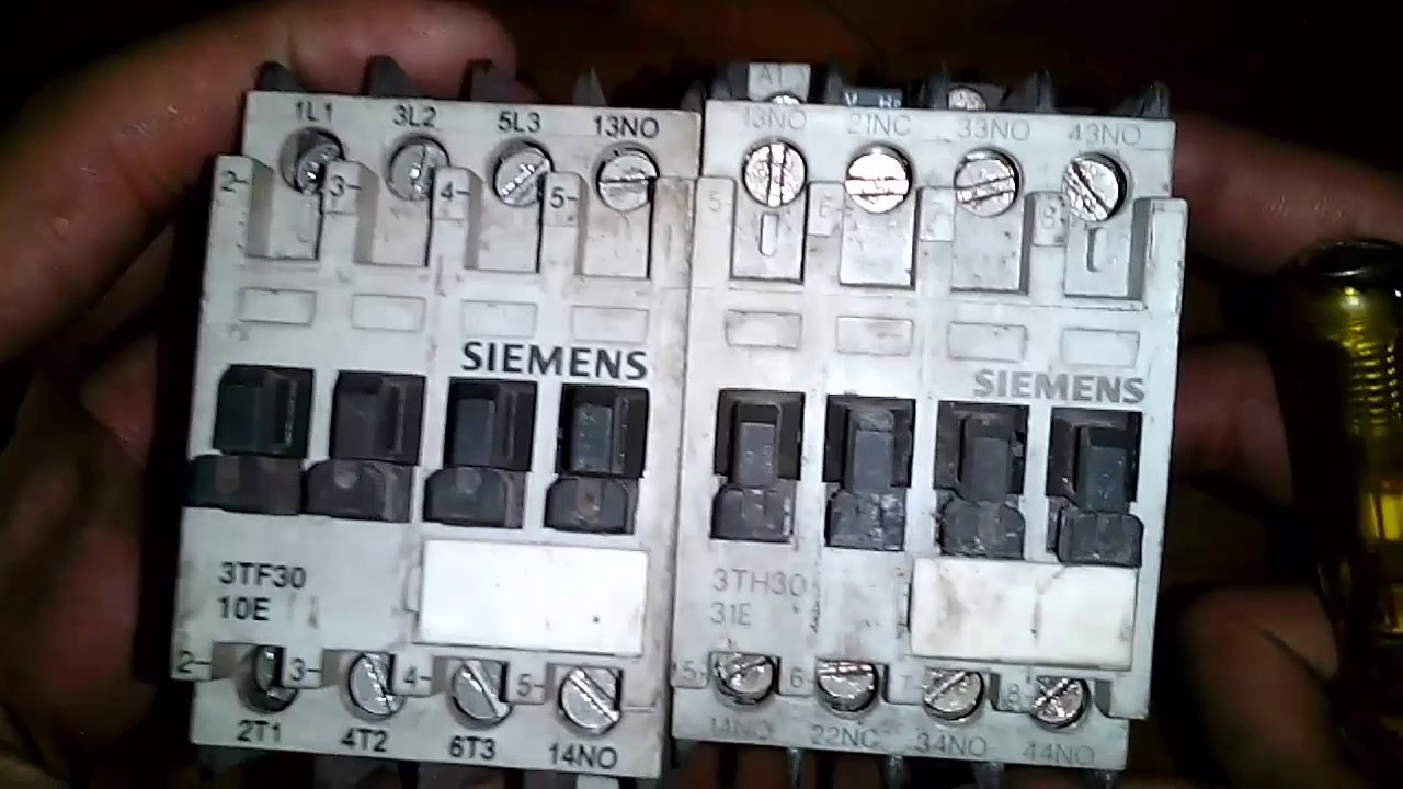 Contactor Working Principle Siemens 3TF30