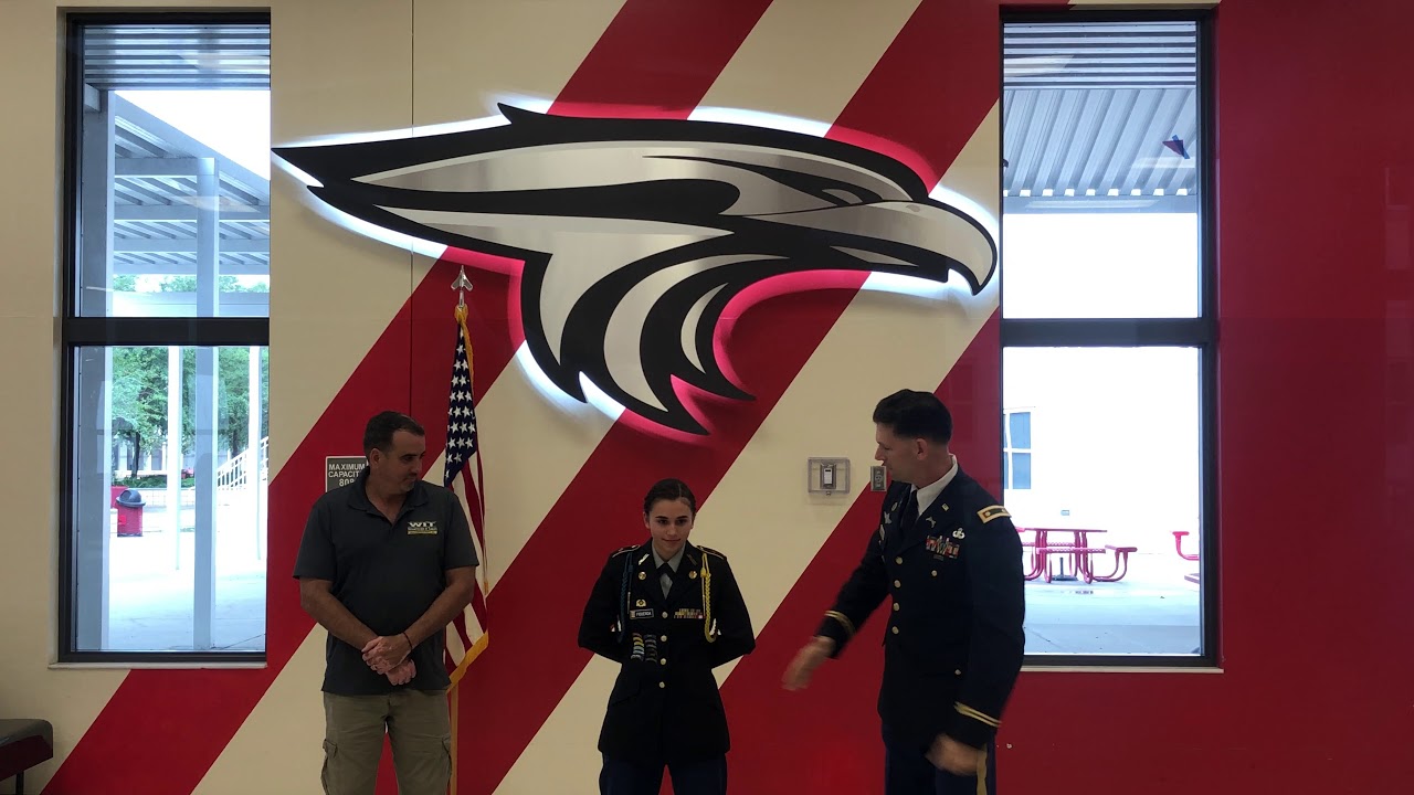 East River HS JROTC Promotion and Change of Command Ceremony