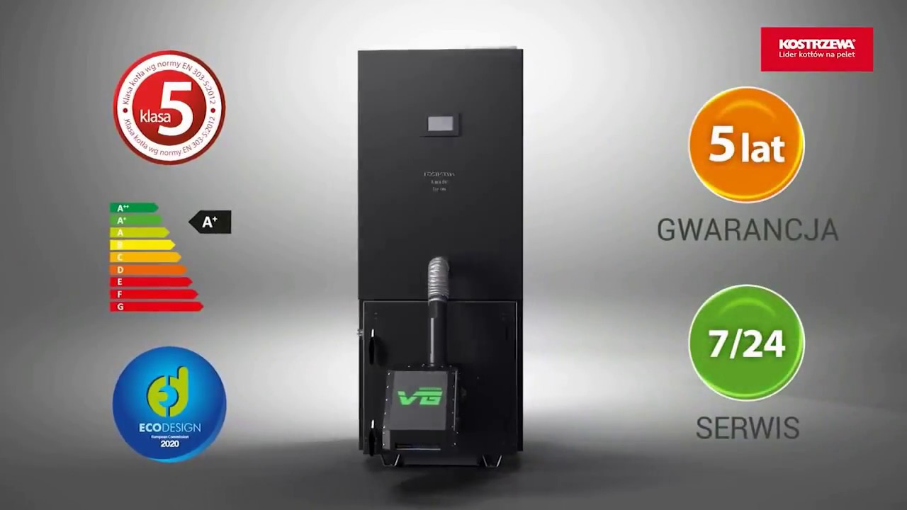 KOSTRZEWA Mini Bio Luxury - ekologiczny kocioł piec na pelet pellet - WOJCIECHOWSKI Złot&oacute;w