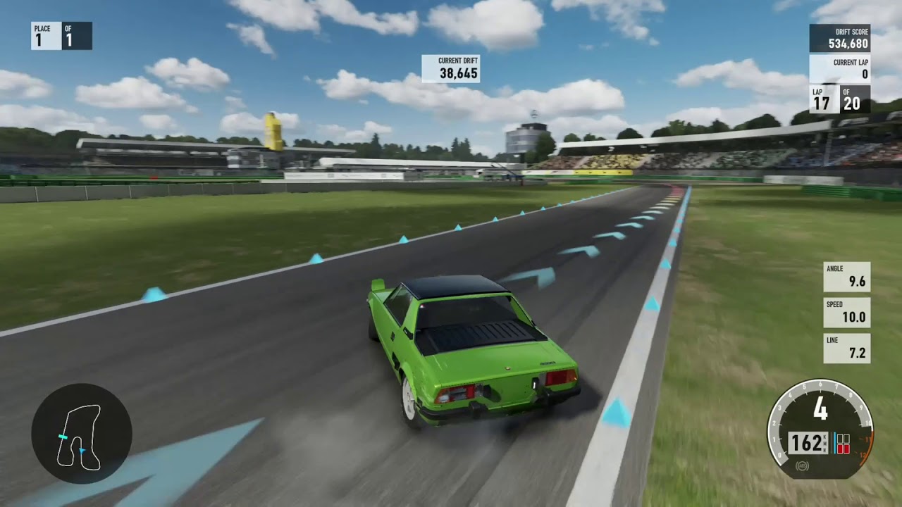 Drifting the NEW Fiat X1/9 in Forza Horizon 4.... kinda?