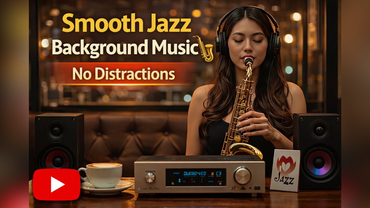 Smooth Jazz Background Music – No Distractions