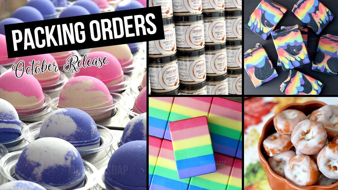 Packing Orders from the October Release | MO River Soap