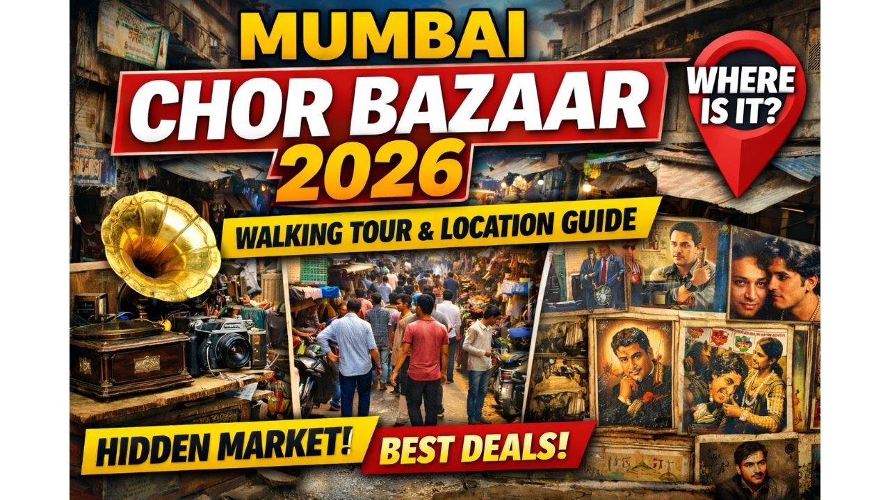 Walking Tour of Mumbai Chor Bazaar 2026 | Full Market Tour & Location Guide | Chor Bazaar Mumbai