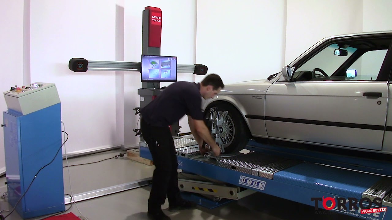 APPAREIL DE GÉOMÉTRIE 3D D'ALIGNEMENT DES ROUES JUSQU'À 24