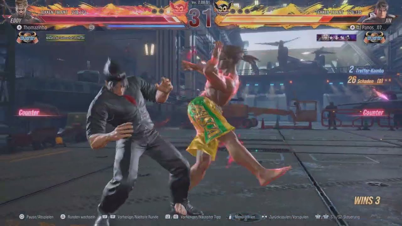 TEKKEN8 | Eddy Gordo vs Jin Kazama 4K