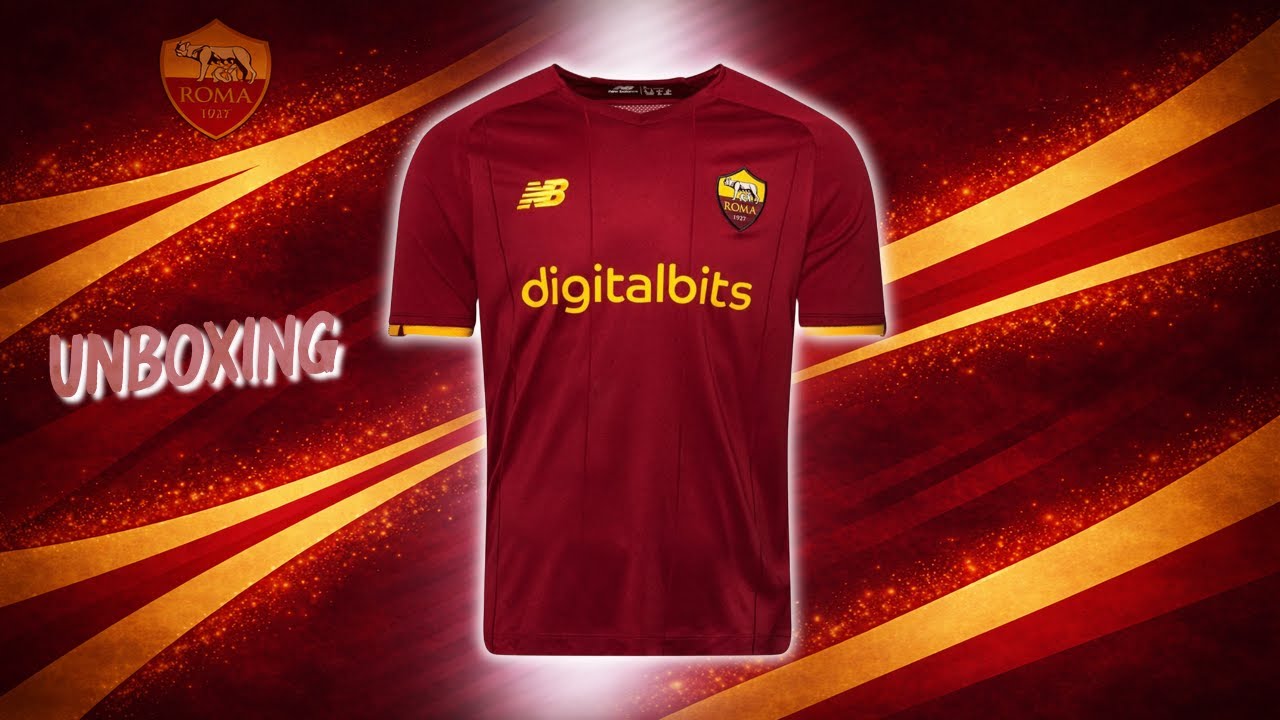 AS ROMA jersey HOME kit 2021/2022 (player version) Unboxing & Review / ASMR