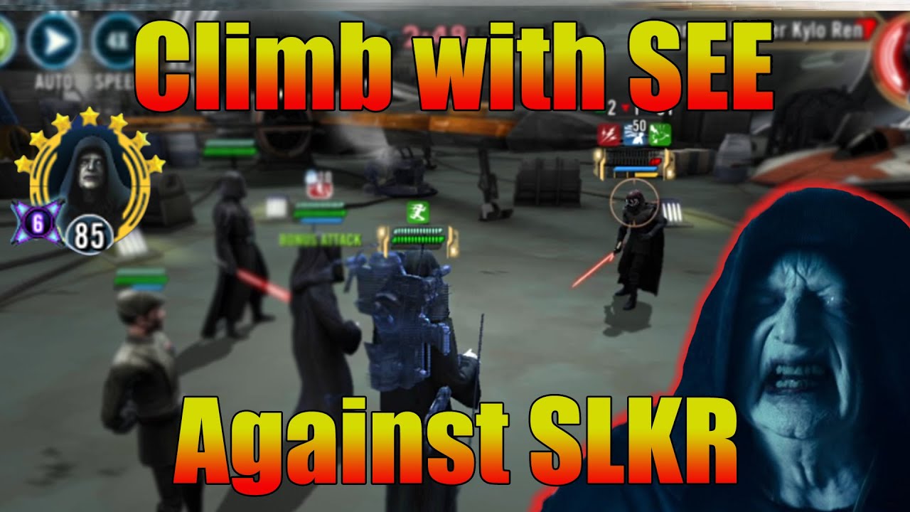 G12 SEE Climbing Against SLKR! Arena Battles! SWGoH