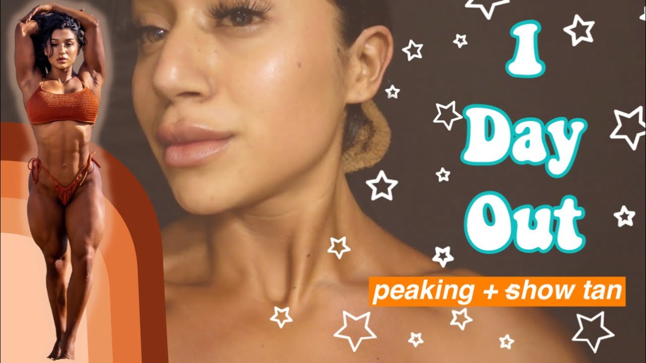 1 DAY OUT | PEAKING FOR SHOW DAY + TANNING PREP ep.49