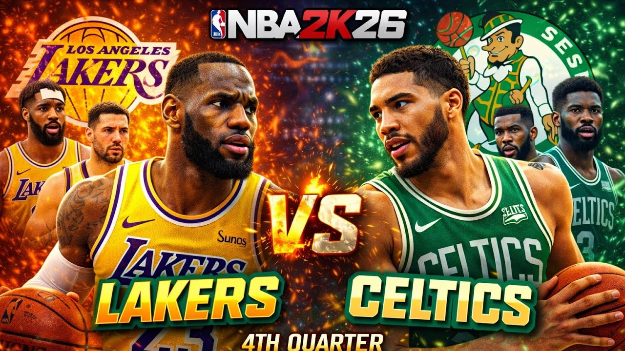 NBA 2K26 | Lakers vs Celtics 🏆 Clutch Time Thriller | 4th Quarter