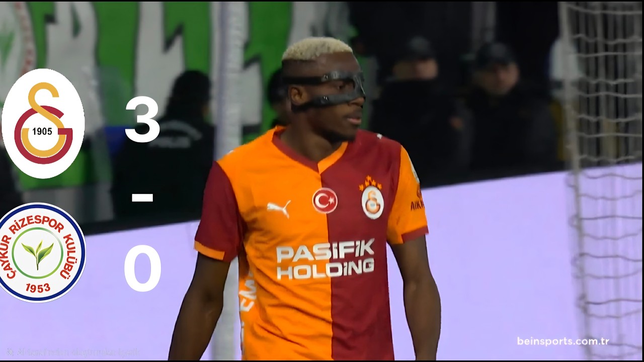 ÜÇ DİREK ÜÇ GOL! / RİZESPOR 0-3 GALATASRAY