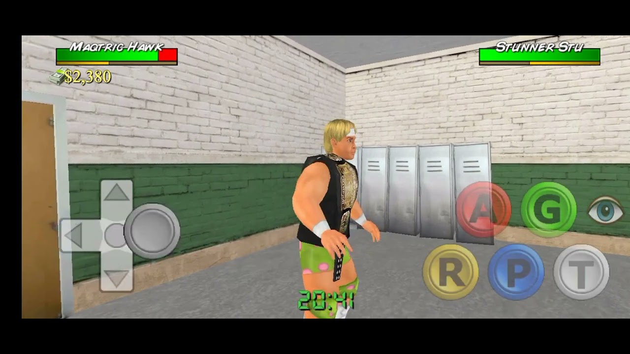 Maqtric Hawk Roaming and Backstage to arena fight -WRESTLING EMPIRE