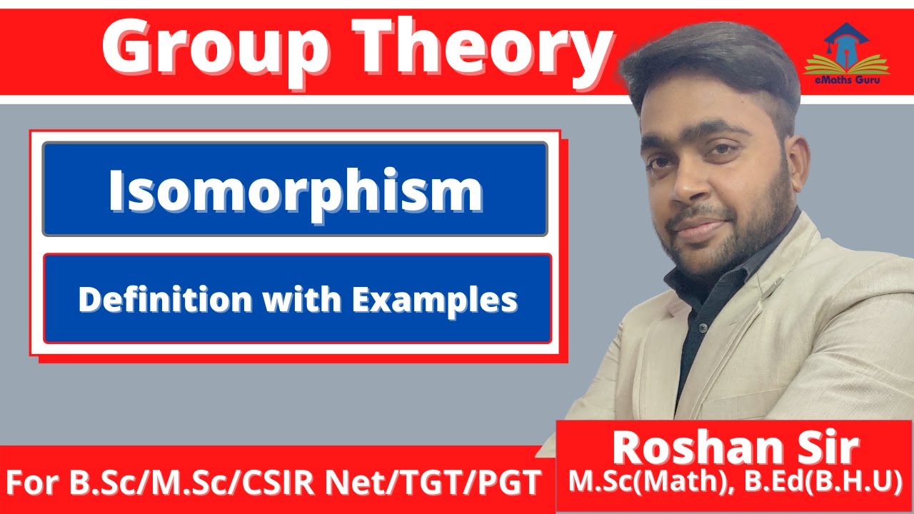 Group Theory | Isomorphism | Definition with examples | Abstract Algebra