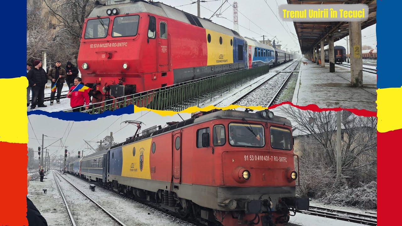 Trenul Unirii / The Union Train în / in Tecuci, Romania - 24.01.2026