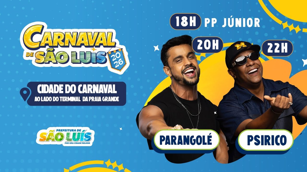 AO VIVO: Psirico, Parangolé e PP Júnior no Pré-Carnaval de São Luís